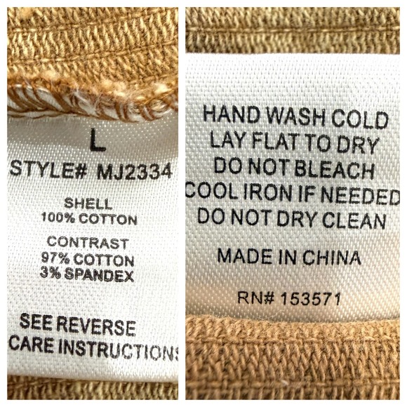 Oli & Hali Womens Tatiana Jacket L NWOT Corduroy Patchwork Cottage Brown Blue - Picture 6 of 8